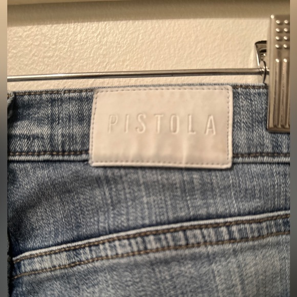 Pistola Jeans: High-rise Tuxedo Stripe Skinny Jeans in SIZE 27 - Picture 7 of 9